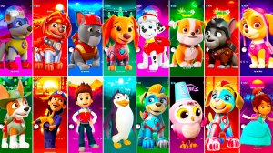 Мультики для Детей Щенячий Патруль Tiles Hop - ЗУМА, ЛИБЕРТИ, МАРШАЛЛ, КРЕПЫШ, СКАЙ