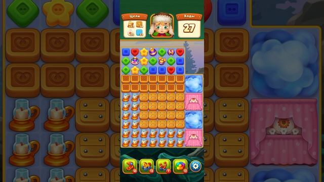 Мир Домовят 192 и 193 уровень три в ряд. Сказочная игра для всей семьи)