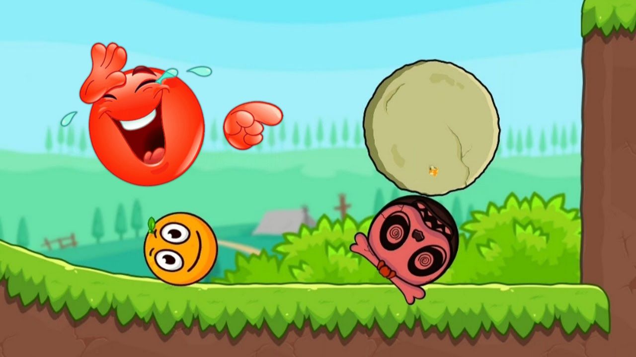 Красный Шар в игре Bounce Ball 6 Уровни 66-70 смотреть онлайн