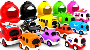 Мультики про машинки - Цвета для детей с машинками для детей - Мультфильмы для малышей про машинки