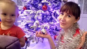 НАРЯЖАЕМ ЁЛКУ К НОВОМУ ГОДУ. ТОРТ БЕЗ ВЫПЕЧКИ.