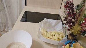 фкусная минутка-фаршированая картошка и тефтели запеченые в сливках