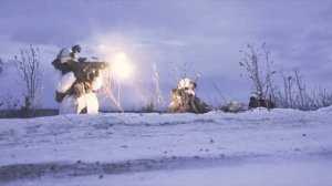 Арктическая подготовка армии на снегу