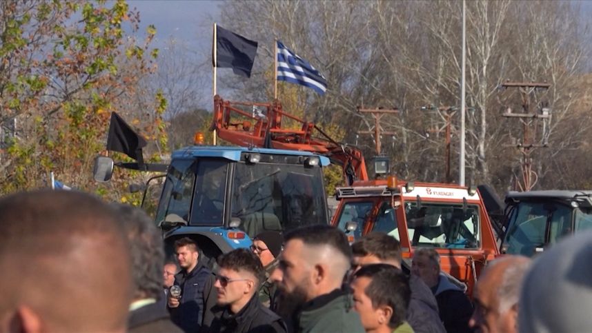 В Греции разгорелись массовые протесты фермеров