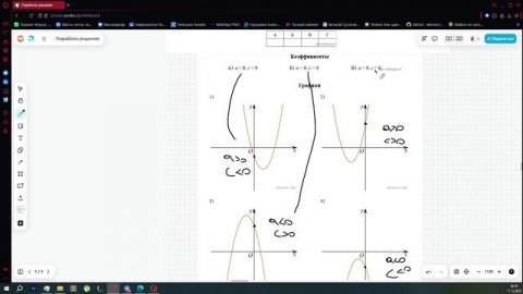 парабола 11 задание огэ