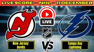 Нью-Джерси — Тампа-Бэй NHL сезон 25/26 | 12.12.2025 Прямая трансляция