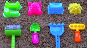 Строим Дома и Замки из песка |Учим цвета и цифры |Развивающий мультик |Мультик для Малышей |Песенки