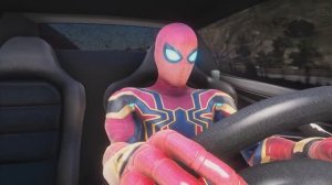 ГОНОЧНАЯ ТРАССА С ПРЕПЯТСТВИЯМИ ДЛЯ СУПЕРГЕРОЕВ | ИГРАЕМ ВМЕСТЕ В ГТА ГОНКИ | ЧЕЛОВЕК ПАУК №3