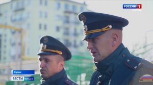 В стенах Судакской городской больницы прошли пожарно-тактические учения спасателей