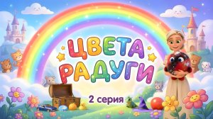 Учимся с Руснейриком - Учим ЦВЕТА РАДУГИ | Серия 2
