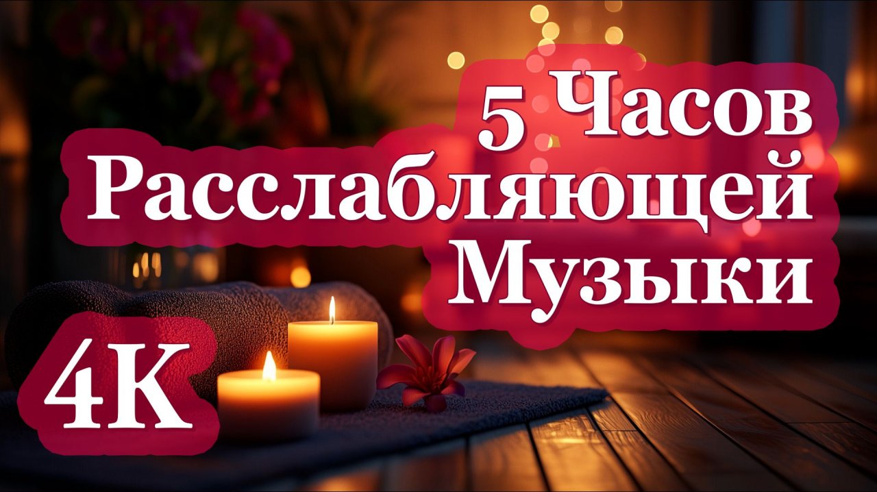 4K | 5 часов расслабляющей музыки для сна, медитации и снятия стресса 🕯️🎧🕯️