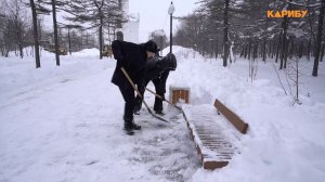 «Народный фронт» объявил челлендж по уборке снега в Магадане