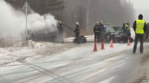 На трассе Кинешма-Юрьевец серьёзное ДТП