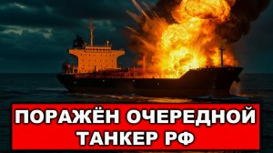Только что! В Черном море поражён очередной теневой танкер РФ