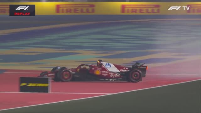 Разворот Леклера на Гран-при Катара (квалификация)