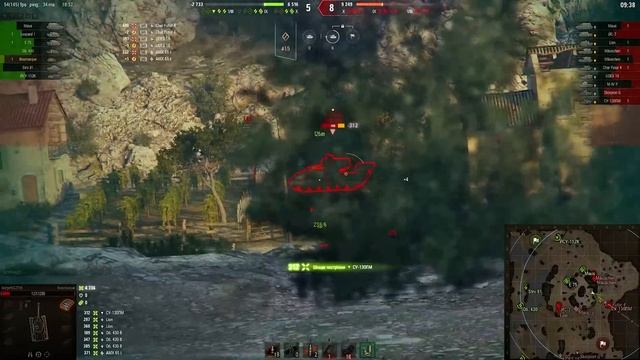 [Fermani wot] Bourrasque ● 9500 DMG против десяток! Таких люлей они еще не получали. Не грешил...