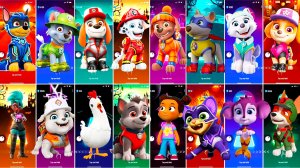 Мультики для Детей Щенячий Патруль Tiles Hop - ГОНЩИК, РОККИ, МАРШАЛЛ, ЗУМА, ЭВЕРЕСТ