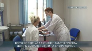 Центры здоровья обследовали более 21 тыс. работающих жителей Приангарья