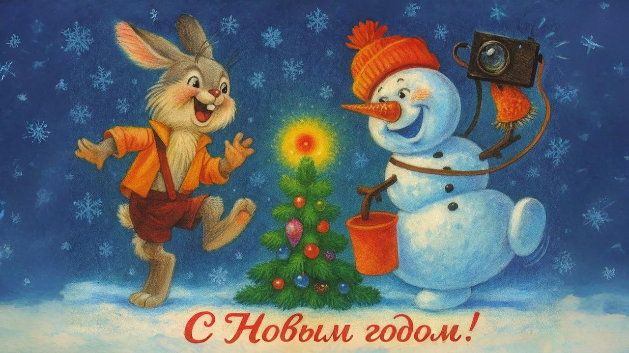 🎄Песенка СНЕГОВИК - Новогодняя песенки для детей смотреть онлайн
