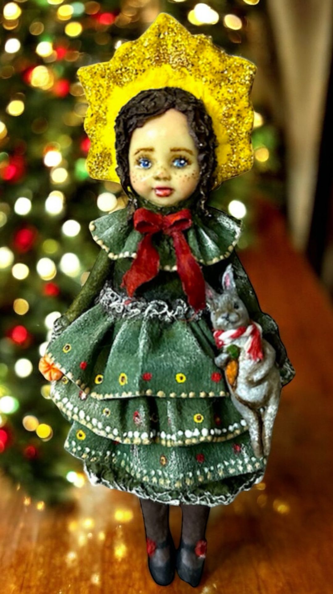 Девочка-ёлочка. Ёлочная игрушка. DIY. смотреть онлайн