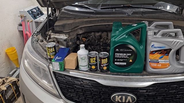 ✅️ KIA Sorento 2.0D 2013 292037км: промывка масляной системы