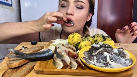 Mukbang ASMR|Подписывайтесь на канал🍣✨ 💜✨