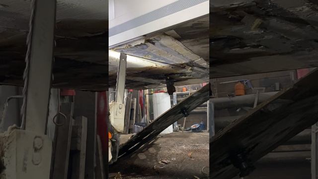 Ремонт балки Пола полуприцепа крона