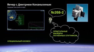 Вечер с Дмитрием Конаныхиным №268-2 Орбитальные манёвры потаённых спутников