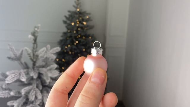 Стеклянные шары ДЕЛЮКС матовые и глянцевые, цвет: нежно-розовый, 25 мм, 010240/1001394