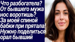 Истории со Смыслом/Что разбогатела?  От бывшего мужа  нос воротишь?.. /Жизненные истории/Аудиорасска