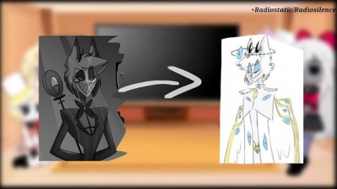 Hazbin Hotel react to Alastor~ AU Angel Alastor | RadioSilence | ENG/RUS