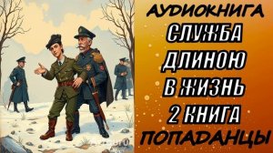 АУДИОКНИГА. ПОПАДАНЦЫ "СЛУЖБА ДЛИНОЮ В ЖИЗНЬ 2" 2 КНИГА