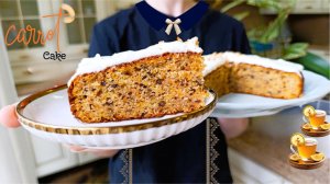 МОРКОВНЫЙ ПИРОГ с орехами и корицей.