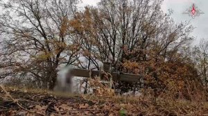 Боевая работа расчета БПЛА «Молния-2»