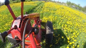 Мотоблок МТЗ с сегментной косилкой