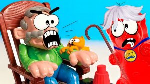 ЗЛОЙ ДЕД УКУСИЛ ЖЕЛЕЙНОГО МЕДВЕДЯ ВАЛЕРУ