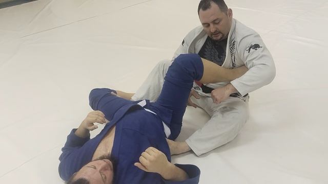 Классический болевой на ахиллесову пяту для белых поясов, Бразильское Джиу-Джитсу