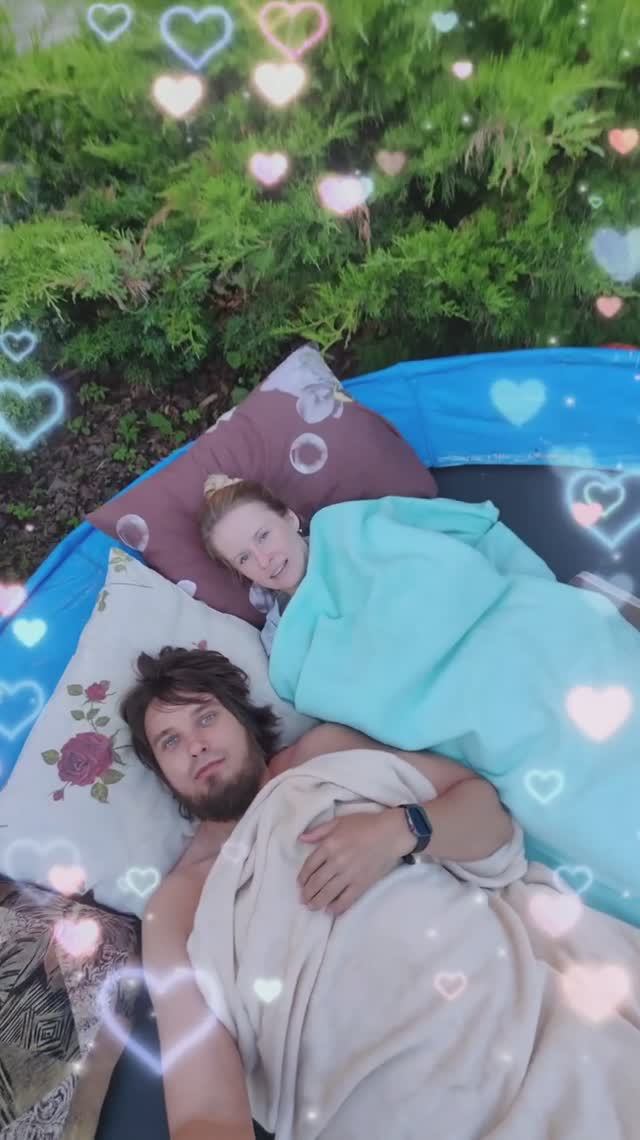 Сергей и Алиса | История двух сердец | Дачные видеозарисовки | Романтика на батуте