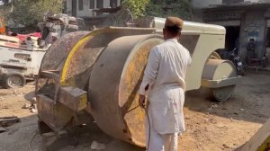 Реставрация дорожного катка 1951 года выпуска