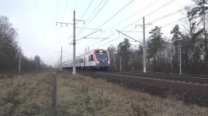 Электропоезд ЭГЭ2Тв-024 "Иволга 4.0" (аренда ЦППК) приг. поезд № 6732/6731 Апрелевка — Фрязево.