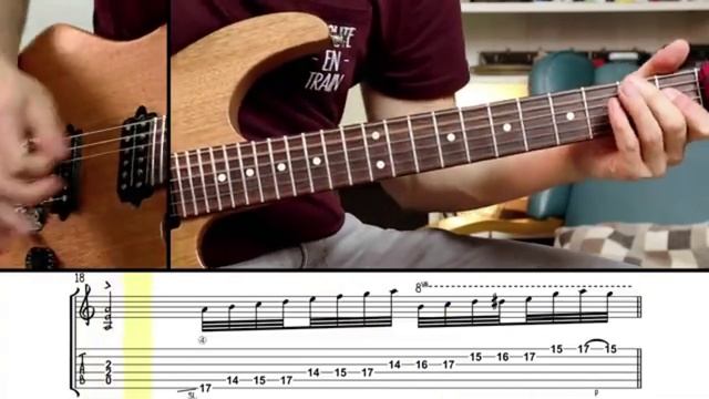 Intense Melodic Rock Ballad Solo Guitar in Am (tab) - смотреть видео ...