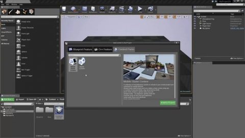 2.The Level Editor - 13.Content Browser II – Adding, Importing, and Saving