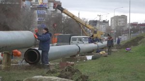 В Невинномысске идут работы по устранению порыва на теплосети