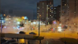 В Петербурге из-за прорыва трубы улицы залило кипятком