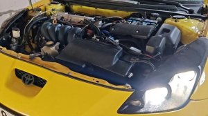 Запуск после обслуживания втягивающего реле редукторного стартера. Toyota Celica 230.