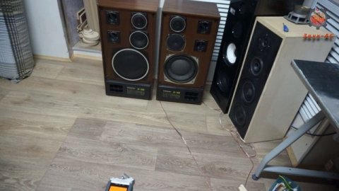 Тест акустика S-90, переделка До и После, Слушаем на что способна.