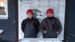 улов форели у Виктора и Евгения