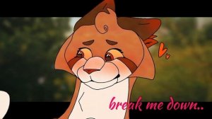 Impacto / Leafpool & Crowfeather (Don't look me with those eyes) | Warrior Cats Animation 🐾💕✨(КОТЫ