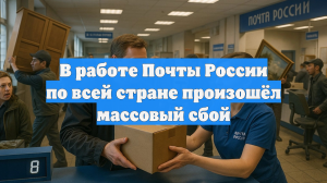 В работе отделений «Почты России» произошел масштабный сбой
