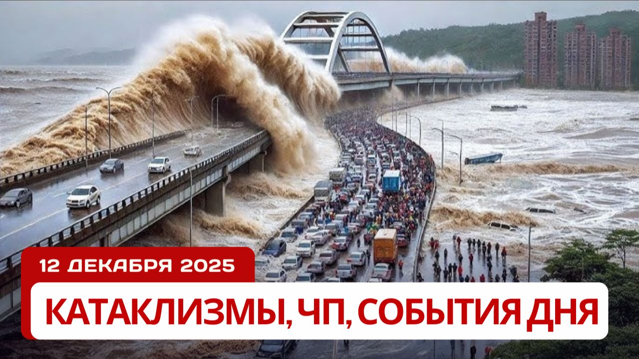 Новости Сегодня 12.12.2025 - Катаклизмы за сегодня, ЧП, События дня | Китай Европа Россия США Индия